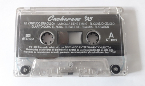 Cachureos 98 Cassette Musical (sin Caratula)