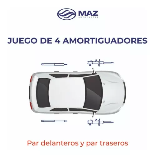  ECCPP Amortiguador de amortiguador delantero para Ford Edge  2007-2010, 2007-2010 para Lincoln MKX : Automotriz