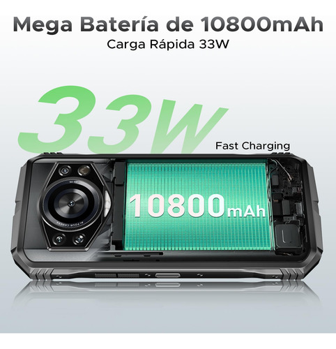 Teléfono Robusto Doogee S Cyber Pro 32 Gb+512 Gb 10800 Mah Android