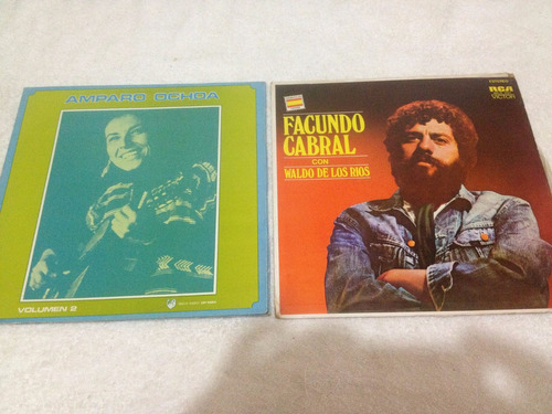 Amparo Ochoa Facundo Cabral Precio X Discos De Vinil 