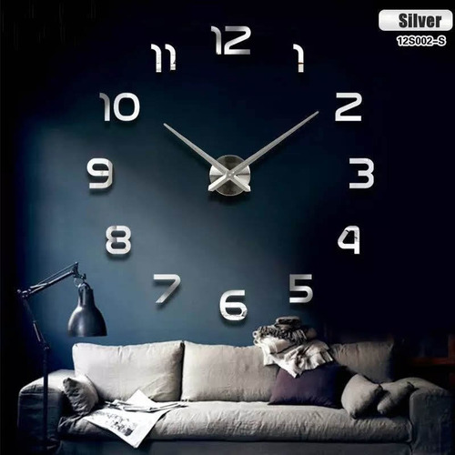 Imagen 8 de 9 de Reloj De Pared 3d
