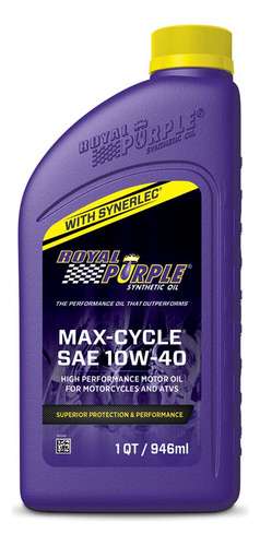 Aceite Royal Purple Max Cycle 10 w-40 De Alto Rendimiento, S