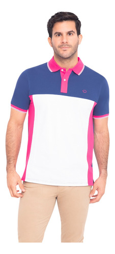 Polo Oscar De La Renta Blanco Hombre B23knp055 54 Ink