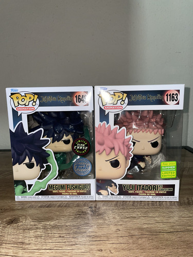 Funko Pop Chase Megumi Fushiguro , Yuji Itadori Sdcc (Usado)