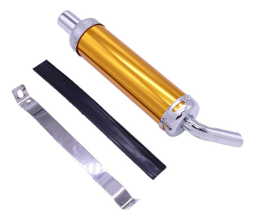 Peças Do Silencioso Café Racer Da Motocicleta Dourado