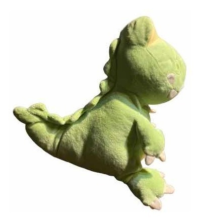 Peluche Dinosaurio Verde Sonajero (Usado)