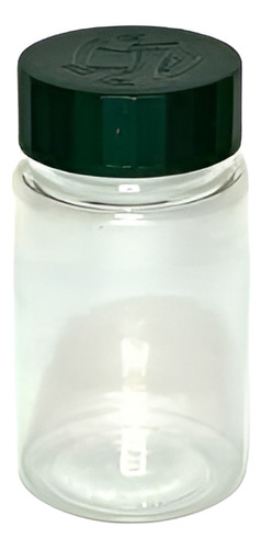 Frasco Pote Pet R100 Vazio P/ Cápsulas C/ Tampa Child 100un. Verde-escuro