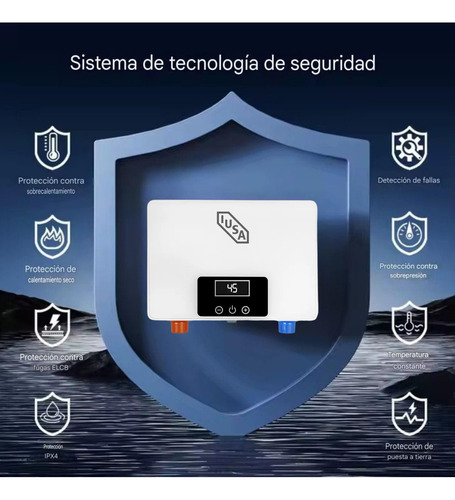 Calentador Instantáneo, Eléctrico, 2.8 L/min, Iusa