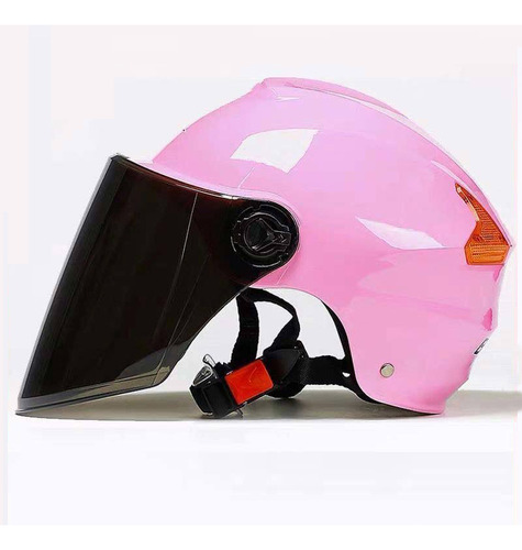 Casco Moto Electrica Mujer Sunproof Colors Lentes A Legir