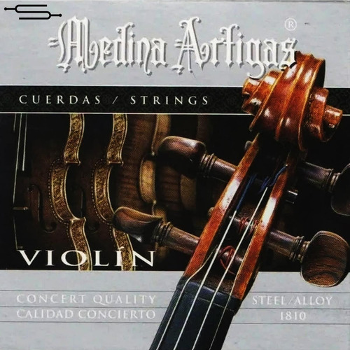 Cuerdas Violin Medina Artigas 1810 Encordado Acero 4 Cuerdas
