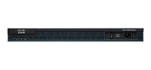 Imagen 1 de 3 de Router Cisco 2900 Series CISCO2901/K9 negro y plata 100V/240V