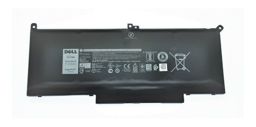 Bateria  Dell F3ygt  E7280 E7390 E7290 E7380 Series 0dm3wc