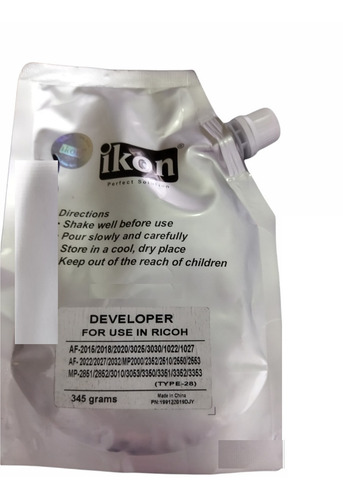 Imagen 1 de 1 de Revelador Para Ricoh Mp 2352/2510/2550/2553/2851/2852/3010