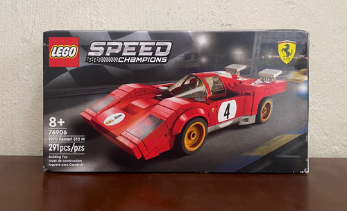 Lego Speed Champions, 1970 Ferrari 512 M, Nuevo 291 Set Nuevo Y Sellado (Usado)