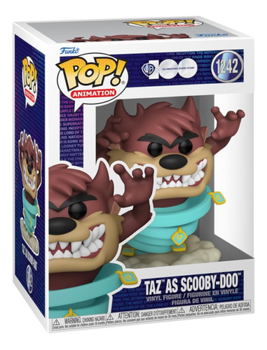 Funko Pop!: Looney Toons- Taz Como Scooby Doo