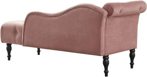 Sofa Cama De Terciopelo Botones Color Chicle Marca Wiilayok