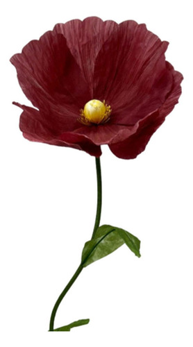 Flor Artificial Flor Gigante 3d Decoración De Flores Rojo