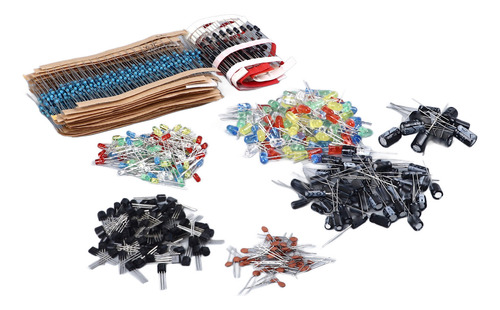 Kit De Componentes Electrónicos De Diodos Led, 1500pcs, Resi