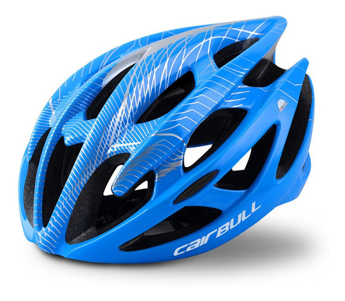 Capacete Ciclismo Cairbull Masculino Feminino Mtb Speed Cor Azul Tamanho M (52 - 58CM)