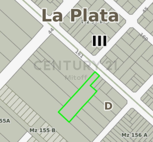 Imagen 1 de 2 de Lote En Venta De Unos 4,400 M2 Apróx En Olmos - La Plata