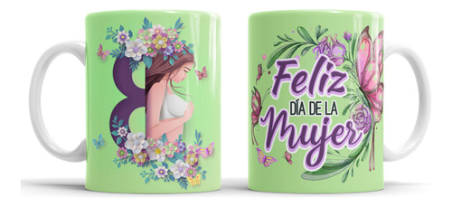Kit Imprimible Plantillas Tazas Dia De La Mujer M13