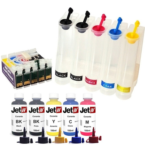 Bulk-ink Stylus C110 T0731 T0732 T0733 T0734 + 500ml Tinta