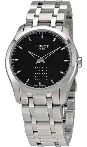 Reloj Tissot Couturier Analogico-digital Esfera Negra Boleta