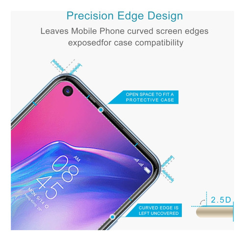 Zc Compatible Película De Vidrio Para Tecno Camon 15 Air