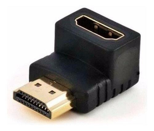 2 Adaptador Hdmi 90 Graus Em L Macho X Fêmea 1.4 Para Tv