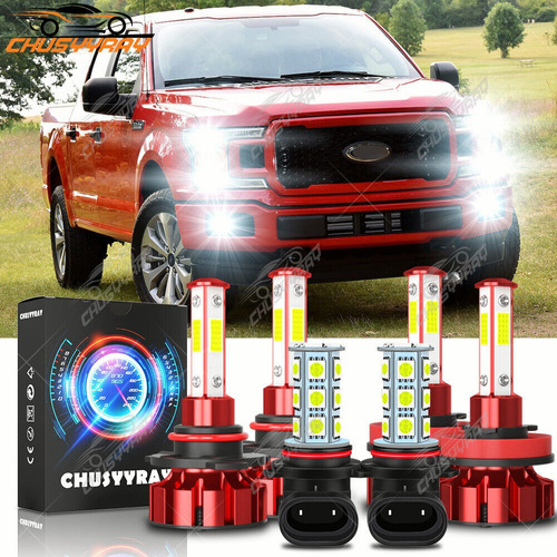 Kit De Faros Led Alto/bajo Para Chevrolet Silverado 2003-06