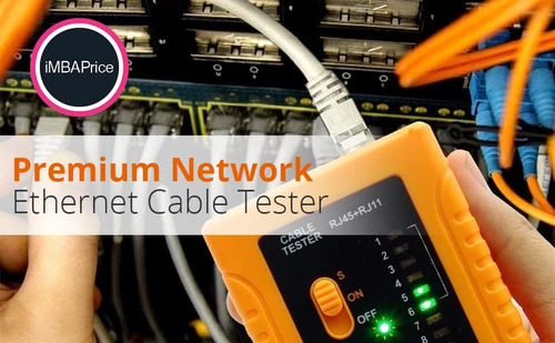 Imbaprice - Probador De Cables De Red Rj45 Para Herramienta