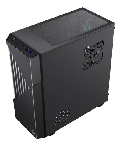 Imagem 6 de 9 de Gabinete Gamemax Gamer Contac Cinza Argb Vidro