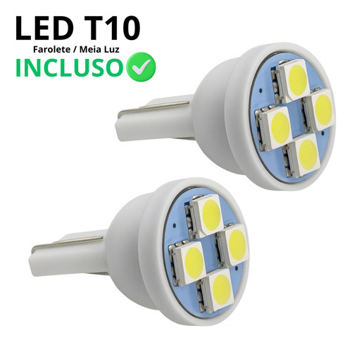 Lâmpada Farol Milha Led Super Branca 12v Spacefox 10 A 2016