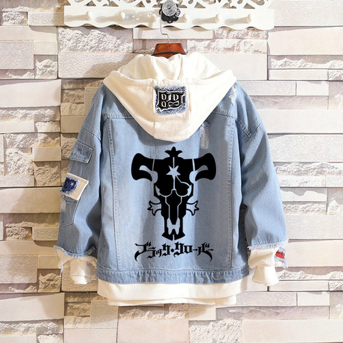 Sudaderas Con Capucha De Mezclilla Unisex Estilo Sexy De Una