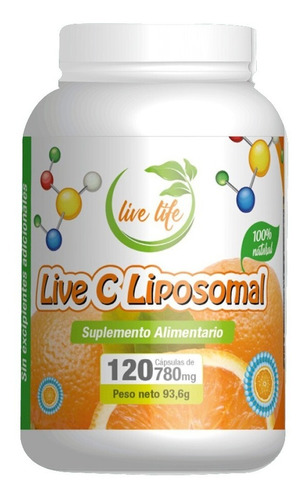 Vitamina C Liposomal 120cap  780mg Aminas Nutricion
