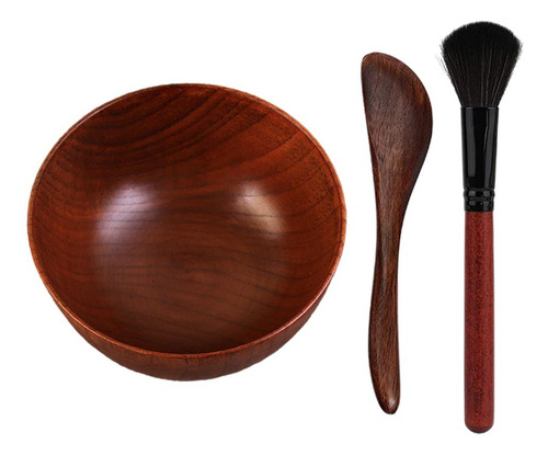 3 Unids Diy Beautiful Beauty Bowl Set Aplicador Com Ligero