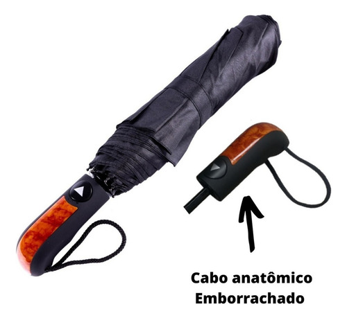 Guarda Chuva Grande Automatico Reforçado Contra Vento Origi