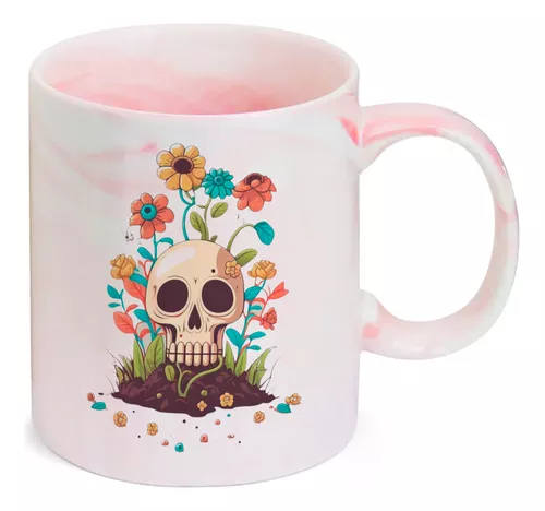 Caneca Rosa Caveira I