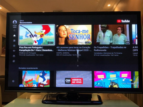 Smart Tv LG 50 Polegadas Plasma  3d  Não Quebra Melhor Q Led