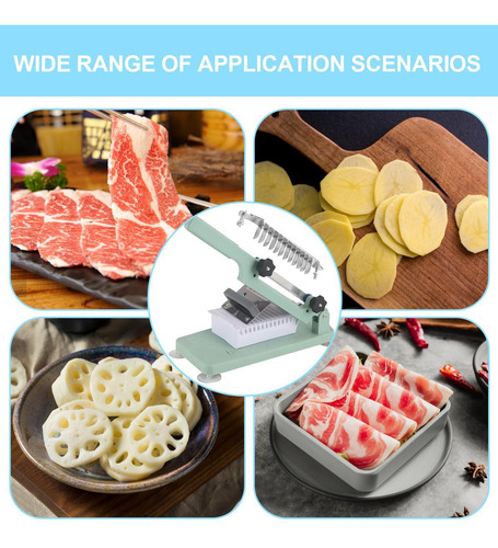 Cortadora De Carne Congelada Manual De Rebanador De Tocino D