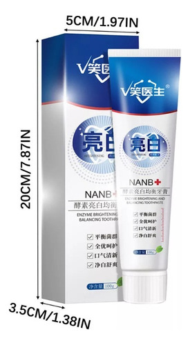 An Conjunto De Creme Dental Branco Clareador Probiótico Cc W