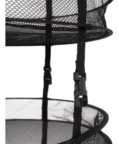 Cesta De Secagem Leds Indoor - 2 Andares Cor Preta