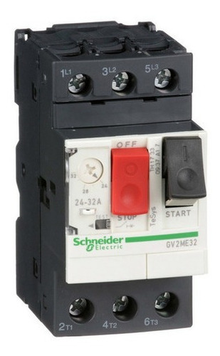 Guardamotor Termomagnético Tesys Gv2me32 3p Ac3 440vca 24