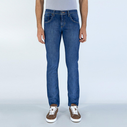 Jeans Lee Hombre Skinny Azul D58
