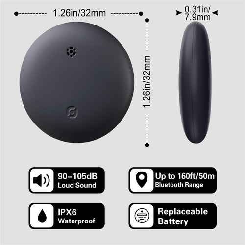 Localizador De Artículos Reyke Smart Tag Air Tracker, Paquet