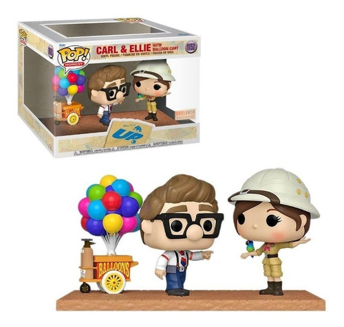 Imagen 3 de 4 de Pop! Disney Pixar: Up Carl & Ellie Balloon Cart (58944) 1152