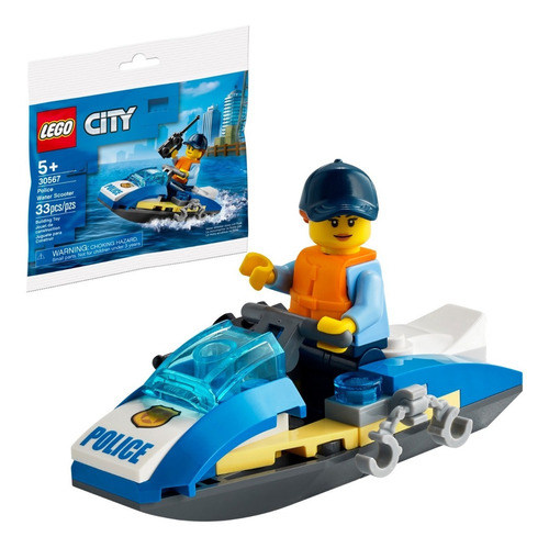 Lego City 30567 Moto Acuática De Policía 33  Piezas 