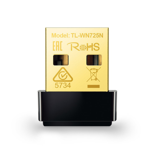 Placa De Red Usb Tp-link N 150mbps Tl-wn725n Nano