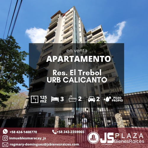 Imagen 1 de 11 de Apartamento En Venta Res El Trebol Calicanto 04241408770