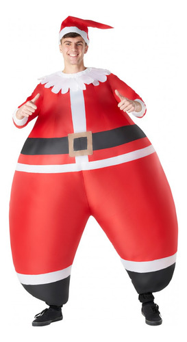 Traje Inflable De Papá Noel Del Carnaval De Halloween